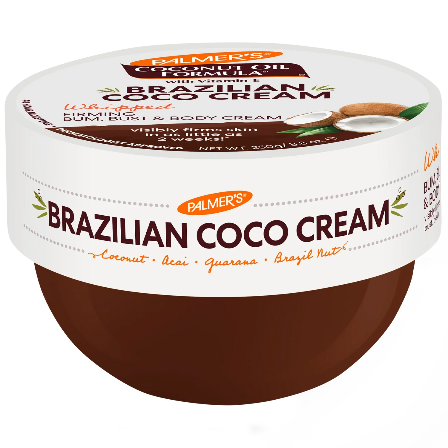 Brazilian Coco Whipped Bum, Bust & Body Cream
