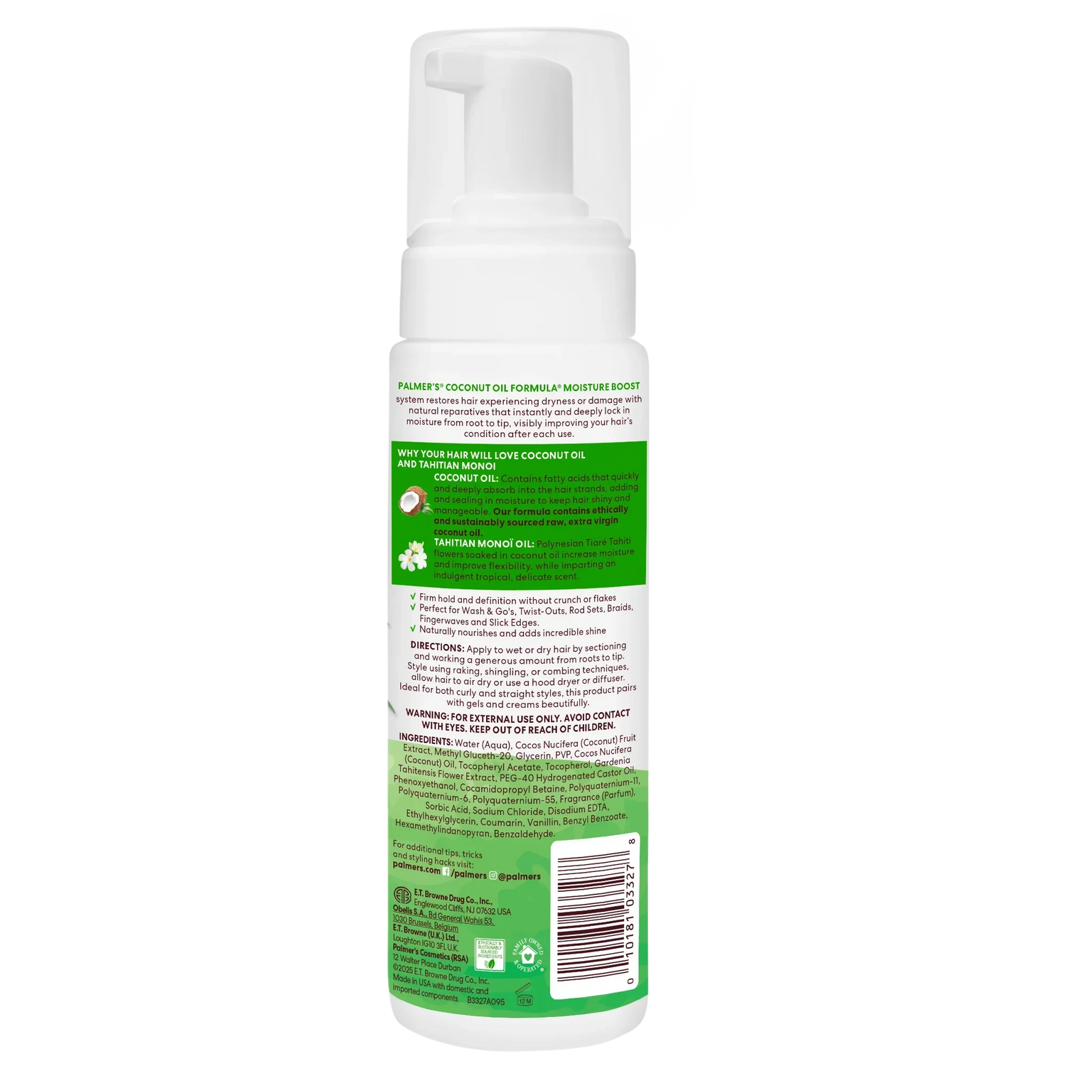 Coconut Oil Foaming Mousse