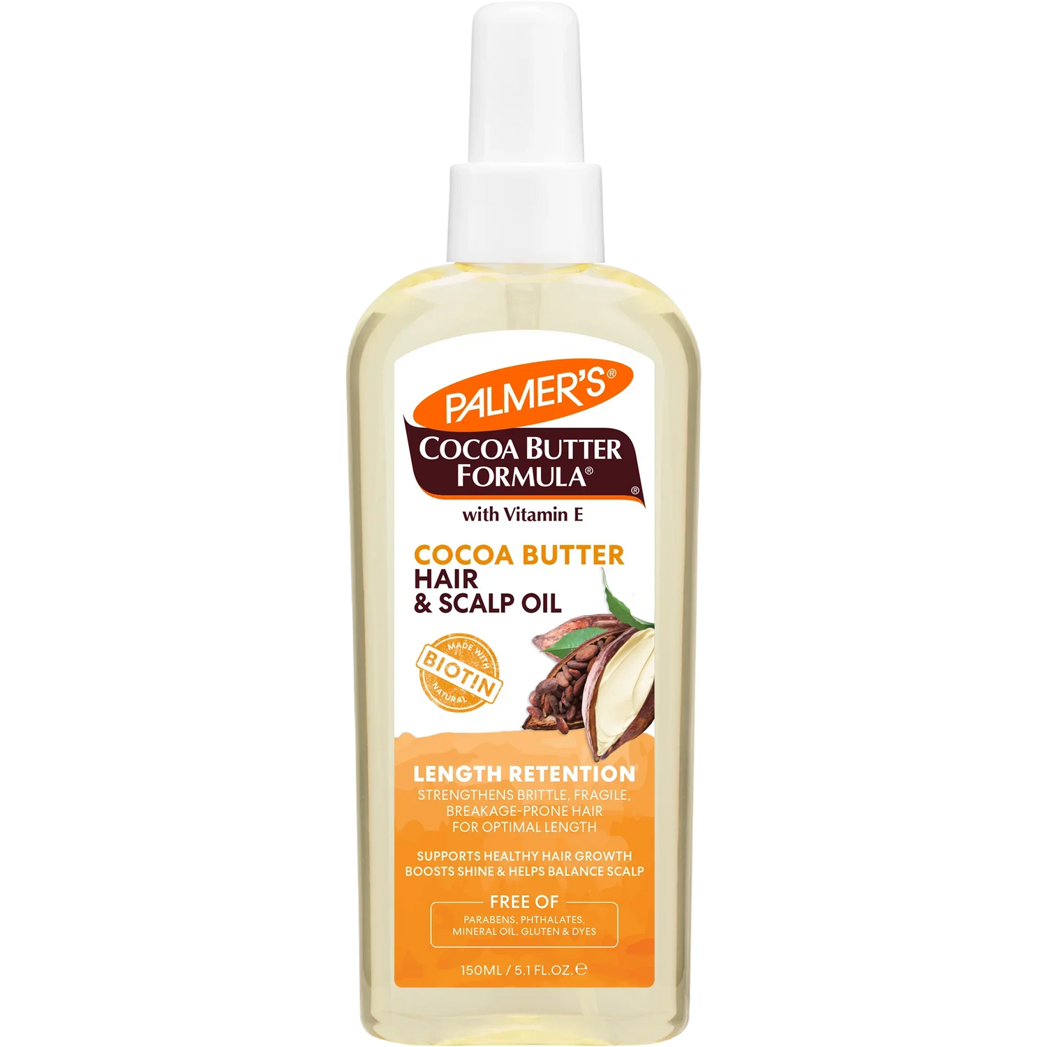 Cocoa Butter Hair & Scalp Oil