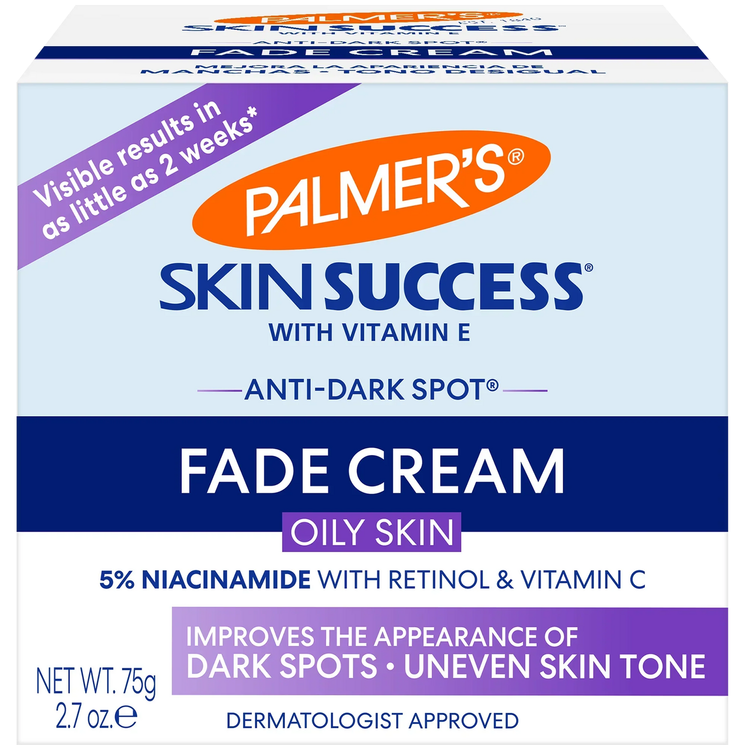 Anti-Dark Spot Fade Cream, for Oily Skin